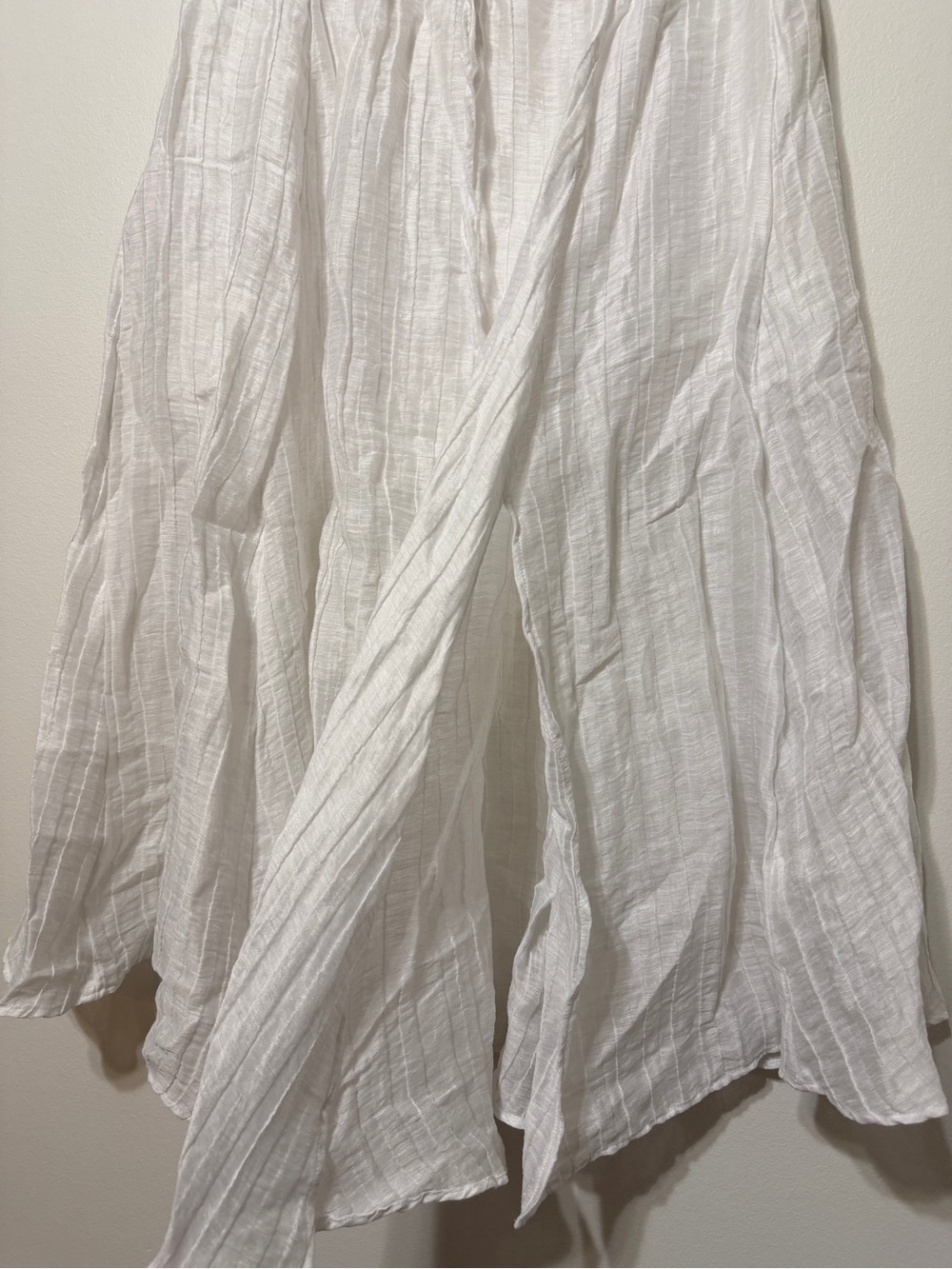 J. Crew White Pleated Maxi Skirt - Picture 5 of 9